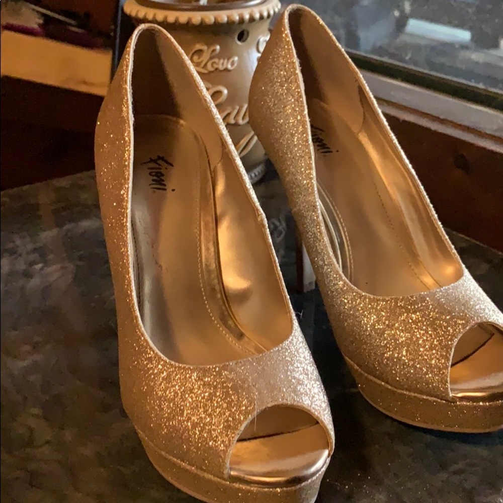 Sparkly heels